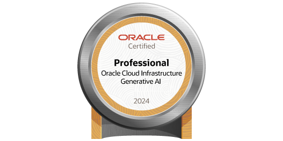 Oracle Cloud Infrastructure Generative AI Certified Professional
